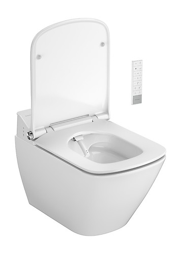 Cersanit (MEISSEN-KERAMIK) Genera Comfort bidé funkciós szögletes okos wc ülőkével S701-512