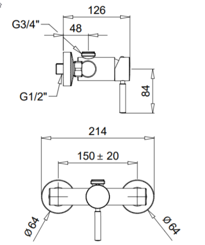 Bugnatese Kobuk zuhanycsaptelep test 3/4