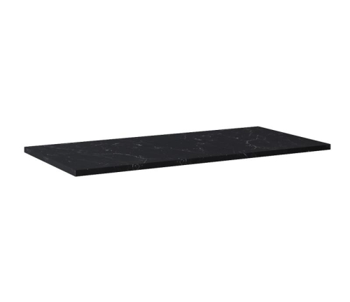 AREZZO design MARQUINA márvány mosdópult 100x46x2 cm matt fekete AR-167482