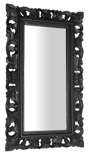 Sapho SAMBLUNG tükör fa kerettel, 40x70cm, fekete IN113