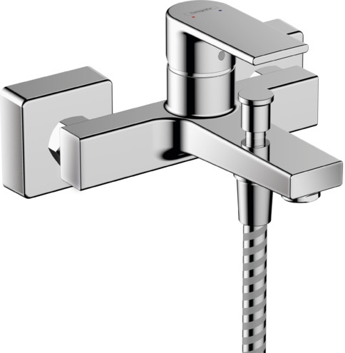 Hansgrohe Vernis Shape Egykaros kádcsaptelep falsíkon kívüli szereléshez, 2 féle átfolyási sebességgel 71453000