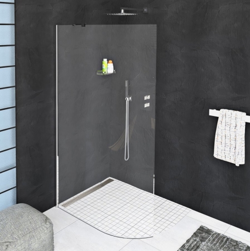 Sapho POLYSAN MODULAR SHOWER 907 fix íves zuhanyfal, króm MS1-100-C