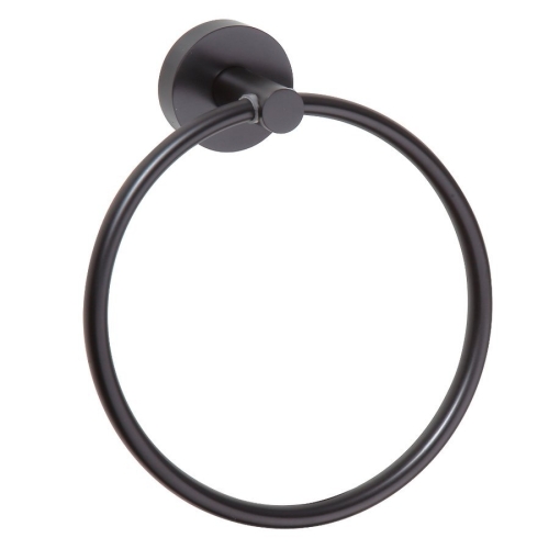 Sapho BEMETA DARK törölközőtartó gyűrű, fekete (104104060) XR411B
