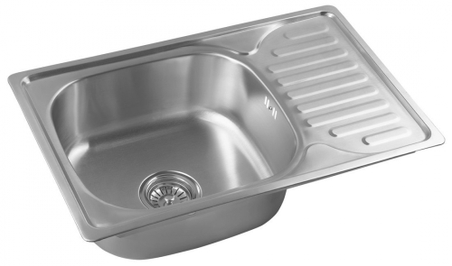 Sapho AQUALINE 66x42cm beépíthető mosogatótálca, inox AQ6642B