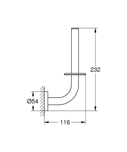 Grohe Start tartalék toalettpapír-tartó 41186000