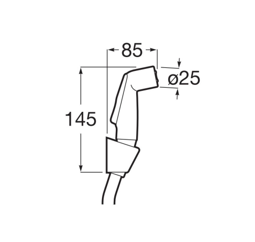 Roca intim kézizuhany szett, rose gold A5B9130RG0