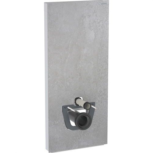 Geberit Monolith 114 szanitermodul fali WC-hez, betonhatású kőanyag/alumínium 131.031.JV.5