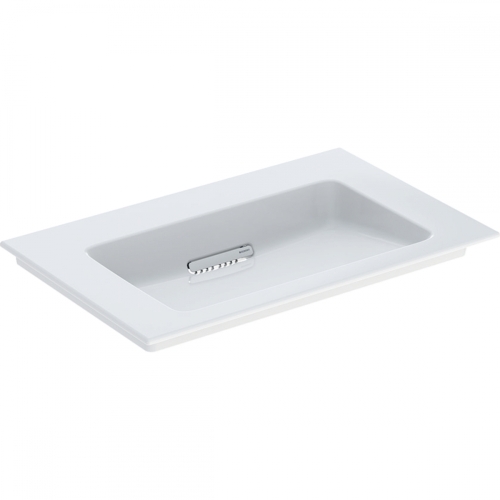 Geberit ONE 75x48 cm KeraTect mosdó csaplyuk nélkül, fehér 505.003.00.1