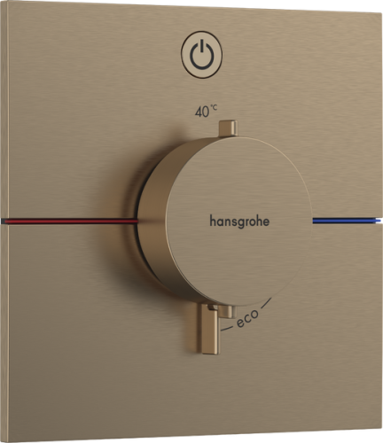 Hansgrohe ShowerSelect Comfort E Falsík alatti termosztát, 1 funkciós, szálcsiszolt bronz 15571140