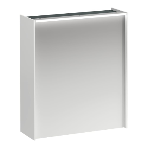 Laufen Lani 60 cm-es tükrös szekrény led világítással jobb oldali zsanér, matt fehér H4037321122601