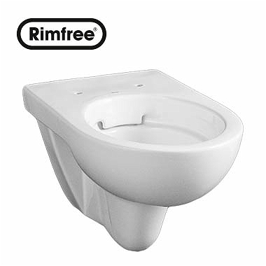 Geberit Selnova Pro Fali Wc ovális, Rimfree, perem nélkül 501.045.00.7