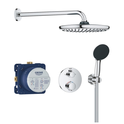 Grohe Precision Thermostat falsík alatti zuhanyrendszer Vitalio Start 250 fejzuhannyal 34883000