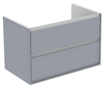 Ideal Standard Connect Air 80 cm fali mosdótartó szekrény 2 fiókkal, világosszürke E0819EQ