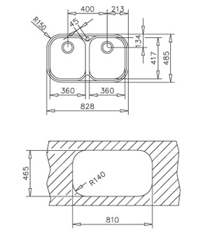 Teka Stylo 2B mikrotextúrás mosogató 11107038