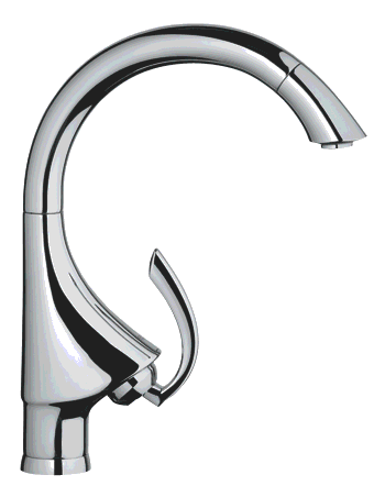 Grohe K4 33786 000 Mosogató csaptelep kihúzható gyöngyöztetővel (33786000)