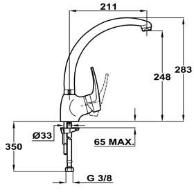 Teka MB2 40.914.02 Mosogató csaptelep