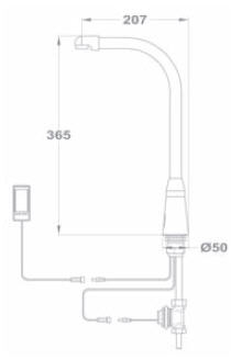 Teka Tektronic 75.900.04.00 elektronikus mosogató csaptelep