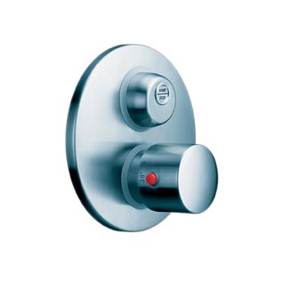 Hansgrohe Project Steel 15740 Falsík alatti termosztásos zuhanycsaptelep