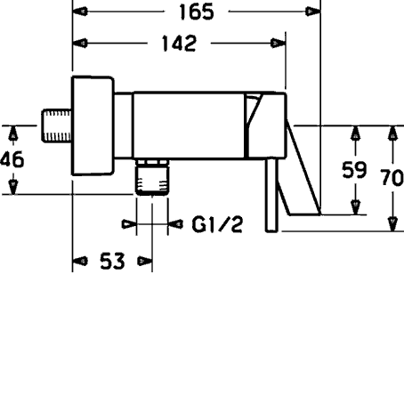 Hansa Hansastela 5774 2101 kádtöltő csaptelep