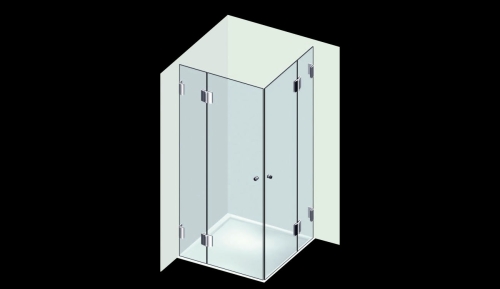 Varioglass Globus 214 80x80 cm-es Zuhanykabin (80x80x200 cm, víztiszta üveg)