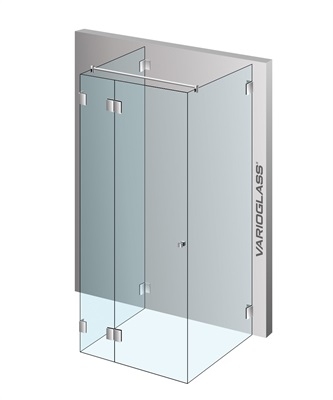 Varioglass Signum 514 Zuhanykabin víztiszta üveg (120x80x200 cm)
