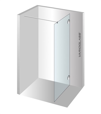 Varioglass Signum 400 Zuhanyfal víztiszta üveg (80x200 cm)