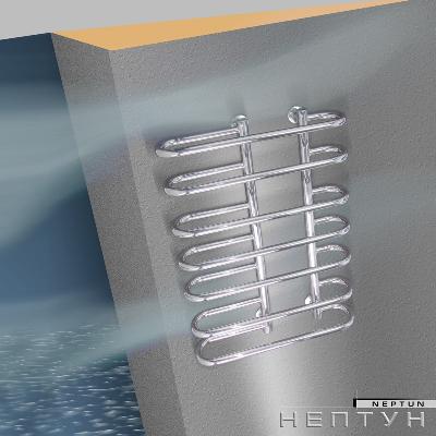 HBF Neptun Nemesacél csőradiátor (543 W, Nemes acél, 500x900 mm, #NEP050090P)