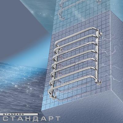 HBF Standard Nemesacél csőradiátor (280 W, Nemes acél, 400x600 mm, #STAN040060P)