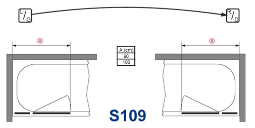 Riho Scandic S109 Kádparaván (95x150 cm, #GC 20200)