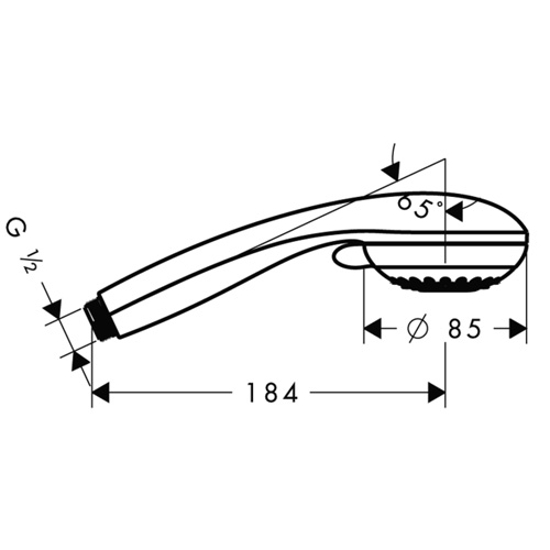 Hansgrohe Crometta 85 Variojet kézizuhany 28563 000 (28563000)