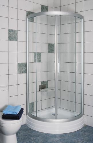 Ravak Rapier NRKKP4-90 negyedköríves zuhanykabin (szatén, Transparent, 860-878 mm, 90x90 cm, #3L470U00Y1)