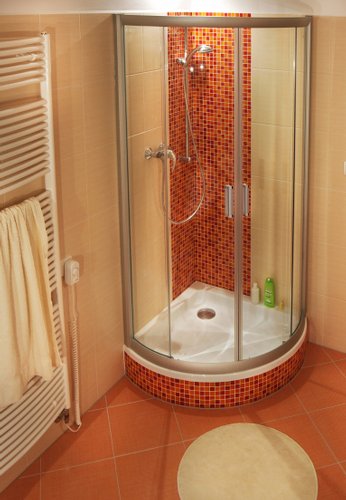 Ravak Rapier NRKKP4-90 negyedköríves zuhanykabin (fehér, Transparent, 860-878 mm, 90x90 cm, #3L470100Y1)