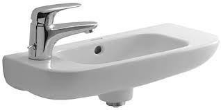 Duravit D-Code 50x22 cm kézmosó csaplyuk bal oldalon 070650 (07065000092)