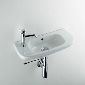 Duravit D-Code 50x22 cm kézmosó csaplyuk bal oldalon 070650 (07065000092)