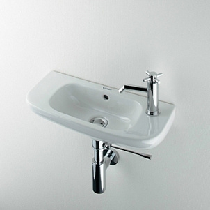 Duravit D-Code 50x22 cm kézmosó csaplyuk jobb oldalon 070650 (07065000082)