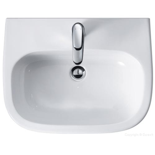 Duravit D-Code 55x43 cm-es mosdó 231055 (23105500002)