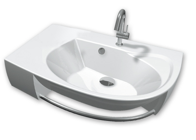 Ravak Rosa Comfort Plus 78x55 cm mosdó (78x55 cm, fehér, balos, #XJ0P1100000)