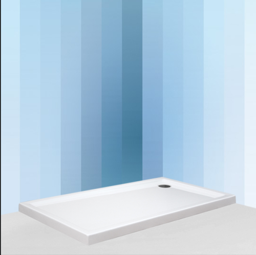 Roltechnik Flat Kvadro téglalap alakú zuhanytálca (beépíthető, 100x80 cm, #8000121)