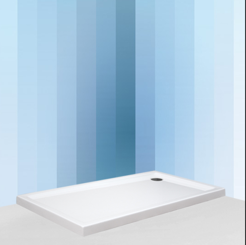 Roltechnik Flat Kvadro téglalap alakú zuhanytálca (beépíthető, 100x90 cm, #8000122)
