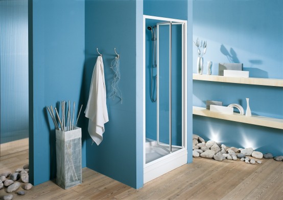 Kolpa-San Luna TVZ/S 70/80/90 zuhanyajtó (70 cm, Fehér, Edzett átlátszó üveg, 70 cm, #777660)