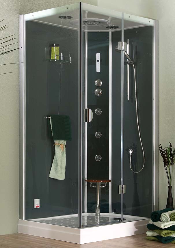 Roltechnik DLS 1150 Hidromasszázs és gőzkabin (115x85x216 cm, mechanikus csaptelep (balos))