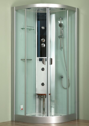 Roltechnik LLR Hidromasszázs és gőzkabin (termosztátos csaptelep, 90x90x216 cm, #LLR900 Grohe)