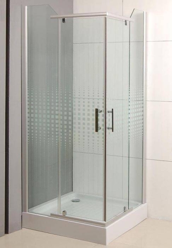 Roltechnik Toledo négyszögletű zuhanykabin (88,5x90,5x195 cm, Ezüst, Transparent, 90x90 cm)
