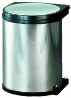 Teka Rund ajtóra szerelhető hulladéktároló (Fekete tető/inox tartály, #8207)