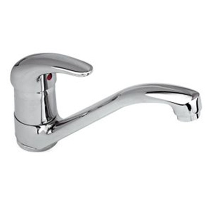 Radeco Nefryt álló mosogató csaptelep mozgatható kifolyócsővel (Satyna-króm, #503-915-04)