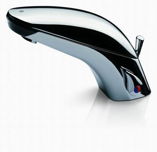 DMP Class Metal Tripla fotocellás hálózati elektromos csaptelep beépített keverővel (szálcsiszolt, #DMP22213)