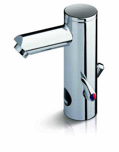 DMP Eco hálózati elektromos csaptelep mosdó alatti keverővel (fehér, #DMP19803)