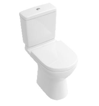 Villeroy & Boch O.novo 56611001 komplett monoblokk WC ülőkével, mélyöblítésű, hátsó kifolyású
