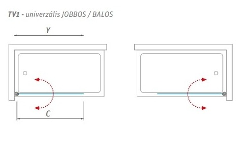 Roltechnik TV1 kádparaván (75 cm, brillant, Transparent, #706-7500000-00-02)