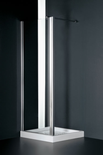 Hopa Anta Fissa F1 zuhanyfal (90-94 x 190 cm, Fehér (jobbos), Sima)